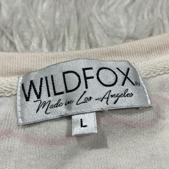 Wildfox Sea Stars & Stripes Baggy Beach Jumper Sweatshirt - Picture 3 of 11